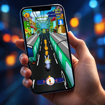 Joyplay endless runner game visual